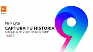 Xiaomi Mi 9 Lite va debuta pe 16 septembrie în Spania; Rebranding pentru Mi CC9 cu senzor de 48 mpx
