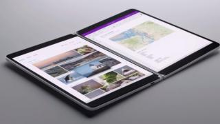 Microsoft a lansat tableta cu două ecrane care se deschide ca o carte: Surface Neo rulează Windows 10X
