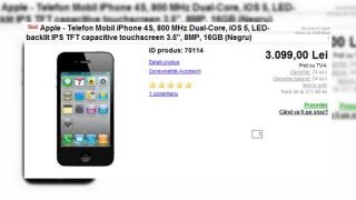 Precomanda iPhone 4S În România disponibila la evoMAG.ro! Iată și câteva prețuri!