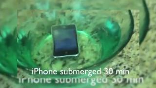 iPhone rezistent la apă prin intermediul stratului superhidrofobic Never Wet (Video)