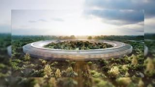 OZN-ul de flori și fructe - o viziune romantică a noului campus Apple, imaginat de Steve Jobs