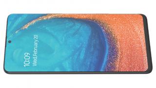 Samsung Galaxy A71 se afișează într-o randare via Evan Blass; Are ecran Infinity-O cu muchii foarte înguste