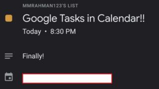 Google începe integrarea lui Tasks în aplicația Calendar; Apar primele dovezi