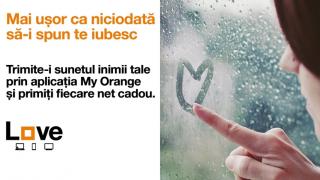 Luna iubirii este sărbătorită la Orange prin intermediul aplicației My Hearbeats; Transformă bătăile inimii în MB de date