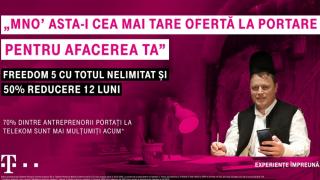 Telekom prezintă noua ofertă pentru clienții business, ce include și abonamentul de doar 2.5 euro/lună la portare
