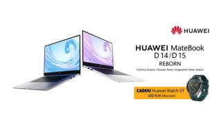 Laptop-urile Huawei MateBook D14/D15 sunt disponibile acum în oferta Altex! Vin la pachet cu un smartwatch cadou