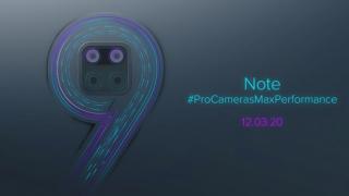 Redmi Note 9 va debuta oficial pe 12 martie și vine cu setup quad-camera în spate, design premium