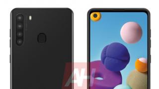 Samsung Galaxy A21 apare la rândul său într-o randare credibilă și vine cu setup quad-camera în spate