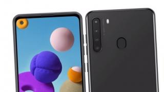 Samsung Galaxy A21 apare în randări proaspete via Evan Blass; Va avea cameră quad în spate și baterie de 4000 mAh