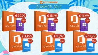 (P) Keysworlds dă startul sezonului de reduceri; Licență Windows 10 gratis la achiziția unei licențe Office