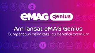 eMAG anunță lansarea lui Genius - un serviciu premium de livrare rapidă și gratuită în București și alte 4 orașe din România