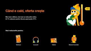 Temperaturile ridicate din termometre aduc reduceri speciale la Orange; Fiecare grad peste 15 grade înseamnă o reducere de 1% la telefoane, tablete, smart TV-uri 