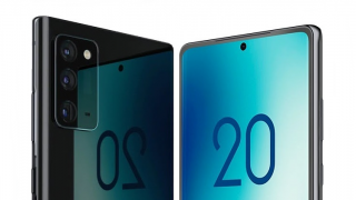 Samsung Galaxy Note 20 va fi cu 10 mm mai lung decât Note 10; Avem noi randări în care vedem ecranul său plat