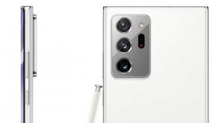 Samsung Galaxy Note 20 Ultra va sosi cu încărcător de 25W la pachet; Vedem telefonul pe alb în randări