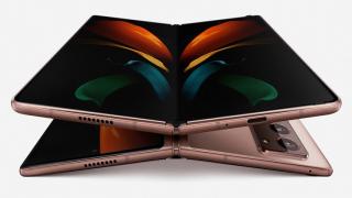 Samsung Galaxy Z Fold 2 5G devine oficial: pliabil cu display-uri mai mari, camere de Galaxy S20 și nuanță Mystic Bronze