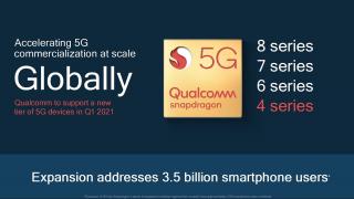 Qualcomm va aduce procesoare Snapdragon 4xx cu 5G din primul trimestru al anului 2021