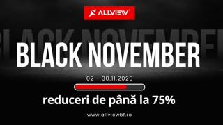 Allview Black Friday 2020 are loc în perioada 2 - 30 noiembrie și ni se pregătesc reduceri de până la 75%, oferte 1+1 gratis