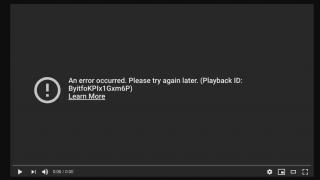 YouTube a picat timp de câteva ore global în primele ore ale zilei de 12 noiembrie