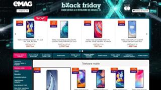 Black Friday 2020 la eMAG: record de clienţi la start de eveniment şi vânzări de 124 de milioane de lei; 57% din comenzi plătite cu cardul