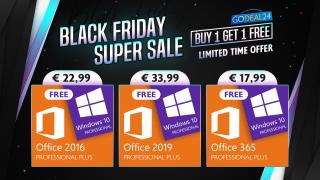 De Black Friday ai super reduceri pentru licențele Windows; Iată ce a pregătit site-ul GoDeal24
