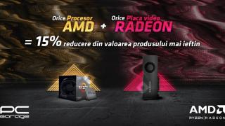 PC Garage oferă 15% reducere la achiziţiile de procesor AMD şi placa video AMD