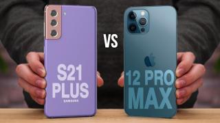 Galaxy S21+ apare într-un nou hands-on; Avem parte de o comparație a camerei cu iPhone 12 Pro Max