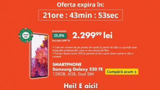 OCAZIA ZILEI pe FLANCO: Samsung Galaxy S20 FE (Fan Edition) la doar 2.299 de lei!