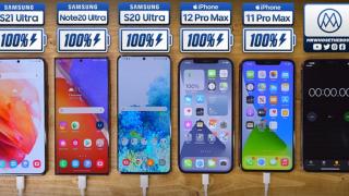 Samsung Galaxy S21 Ultra 5G este supus unui test de baterie; Iată cum stă la autonomie față de rivalii S20 Ultra, Note 20 Ultra, iPhone 12 Pro Max