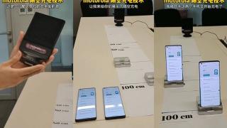 Motorola a prezentat un demo cu propria tehnologie de încărcare wireless de la 1 metru distanță - Motorola One Hyper