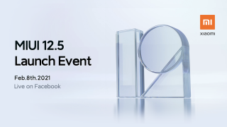 MIUI 12.5 va fi lansat global pe data de 8 februarie, în cadrul unui eveniment transmis live 