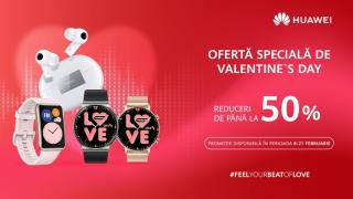 Huawei anunţă oferte speciale de Valentine's Day cu până la 50% reducere: ceasuri, căşti + altele