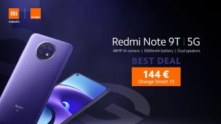 Redmi Note 9T 5G primeşte o ofertă specială Best Deal Orange România