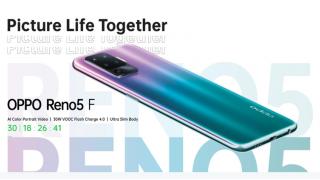 Seria de telefoane Oppo Reno5 va mai primi un model; Se numește Reno5 F și îl vedem azi într-o randare oficială