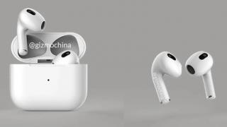 Căștile wireless Apple AirPods 3 apar în randări noi, cu design inspirat de modelul Pro
