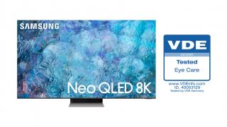 Televizoarele Samsung Neo QLED 2021 primesc certificarea "Eye Care" din partea Asociației de Inginerie, VDE