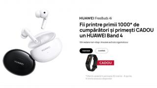 Huawei lansează pe plan local căștile FreeBuds 4i (cadou smartband pentru primii 1000 de cumpărători), o tabletă, primul monitor din portofoliu și o periuță de dinți electrică