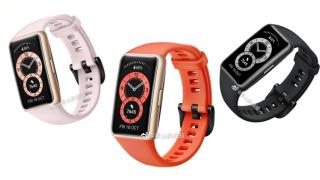 Huawei Band 6 se lasă admirată în noi randări, brățară fitness cu ecran AMOLED și NFC