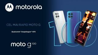 Motorola anunță disponibilitatea smartphone-ului Moto G100 în România; Are ecran cu refresh rate de  90Hz, procesor Snapdragon 870 și baterie generoasă de 5000 mAh