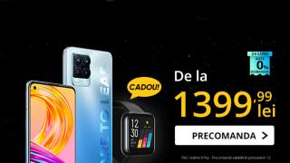 Realme 8 Pro este acum disponibil la precomandă în România și vine cu un smartwatch cadou; Ofertă valabilă în perioada 8-12 aprilie