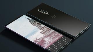 Telefonul 5G Blackberry primește primele randări concept dezvăluind un ecran curbat și o tastatură fizică QWERTY