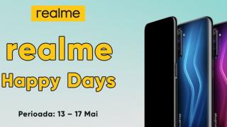Realme anunţă ofertele Happy Days, cu preţuri bune la o gamă variată de telefoane