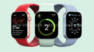 Apple Watch Series 7 apare în randări realiste! Smartwatch-ul va avea muchii drepte în stil iPhone 12 și va fi disponibil în mai multe culori