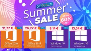 (P) GoDeal24.com dă startul unui Summer Sale cu reduceri de până la 60% pentru licențe Windows 10, Office