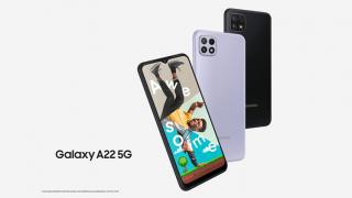 Samsung Galaxy A22 5G este oficial! Smartphone 5G accesibil, ecran de 6.6 inch cu rezoluție Full HD+, refresh rate 90Hz și baterie generoasă, de 5000 mAh