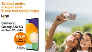 Orange anunță noua ofertă Love cu super beneficii la portare și reduceri speciale pentru Samsung Galaxy A52 5G