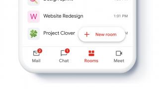 Un nou update Gmail este disponibil acum! Google Rooms sosește ca înlocuitor Hangouts