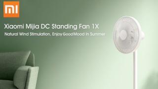 Xiaomi Mijia DC Standing Fan 1X - ventilatorul ce suportă control de pe smartphone primește o reducere pe TomTop și livrare în 3-5 zile lucrătoare