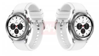 Samsung Galaxy Watch 4 Classic primește clipuri de prezentare la 360 grade, pe alb, argintiu și negru