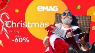 Christmas in July: o nouă campanie de oferte începe la eMAG mâine dimineaţă (13 iulie 2021)