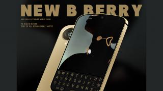 Un prim telefon 5G BlackBerry primește randări concept; Tastatura QWERTY este acum virtuală, are cameră selfie în decupaj bulină